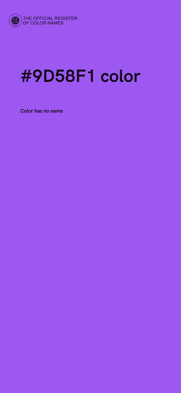 #9D58F1 color image