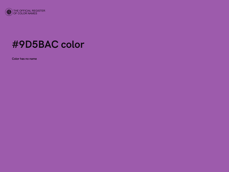 #9D5BAC color image