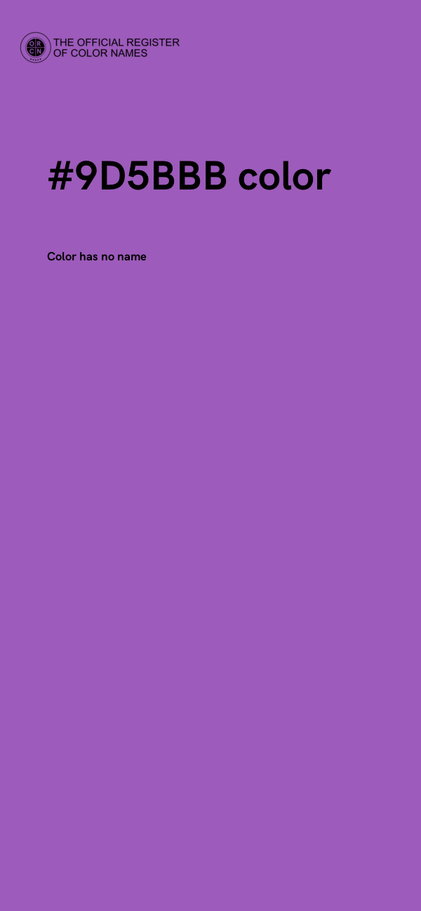 #9D5BBB color image