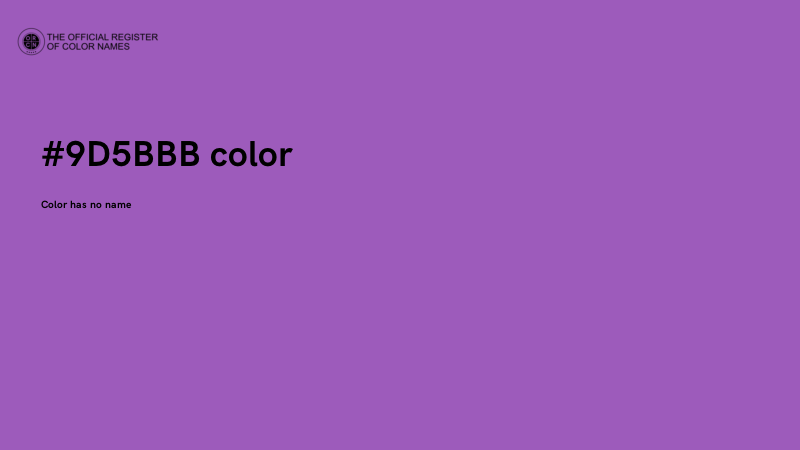 #9D5BBB color image