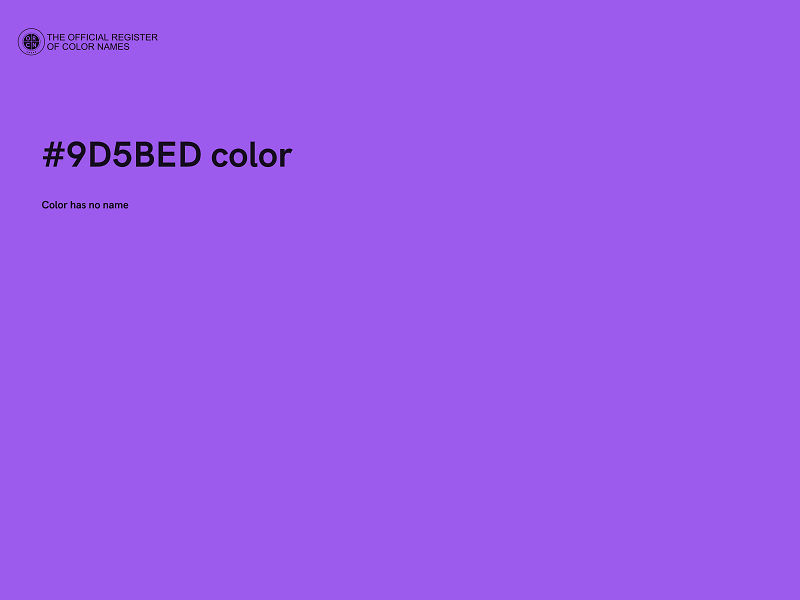 #9D5BED color image