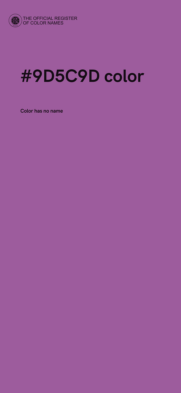 #9D5C9D color image