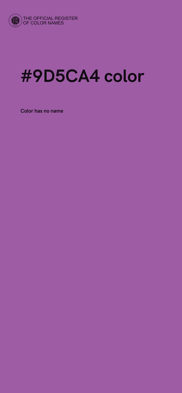 #9D5CA4 color image