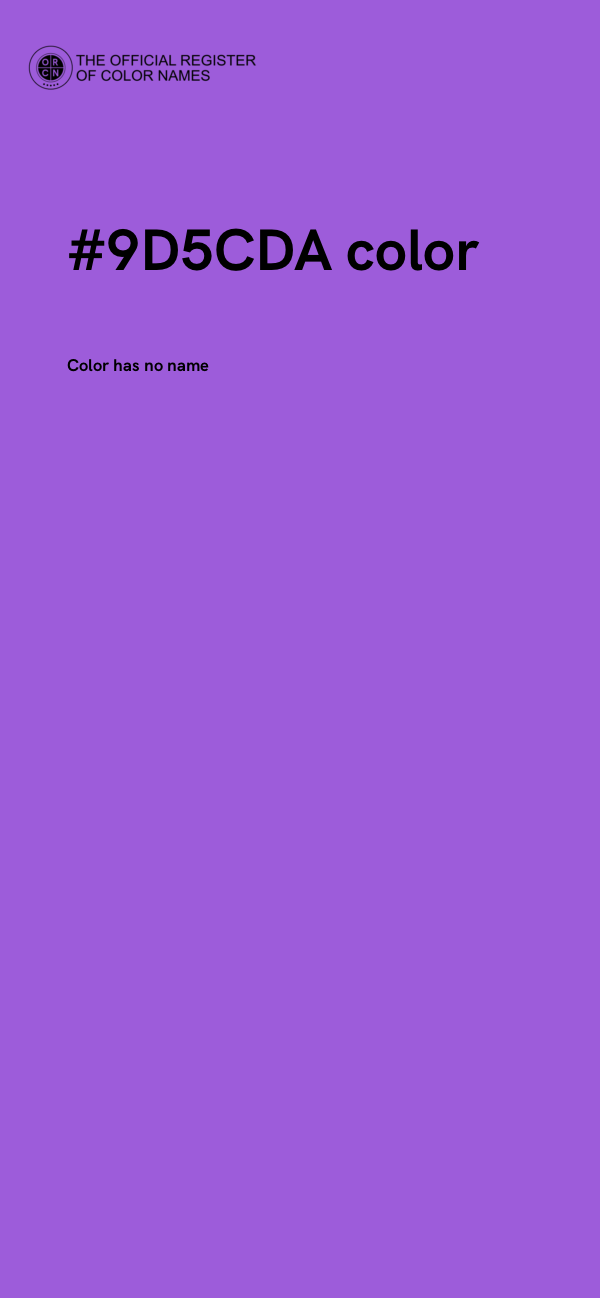 #9D5CDA color image