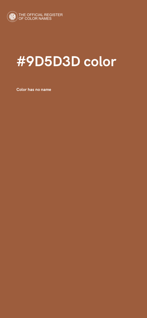 #9D5D3D color image