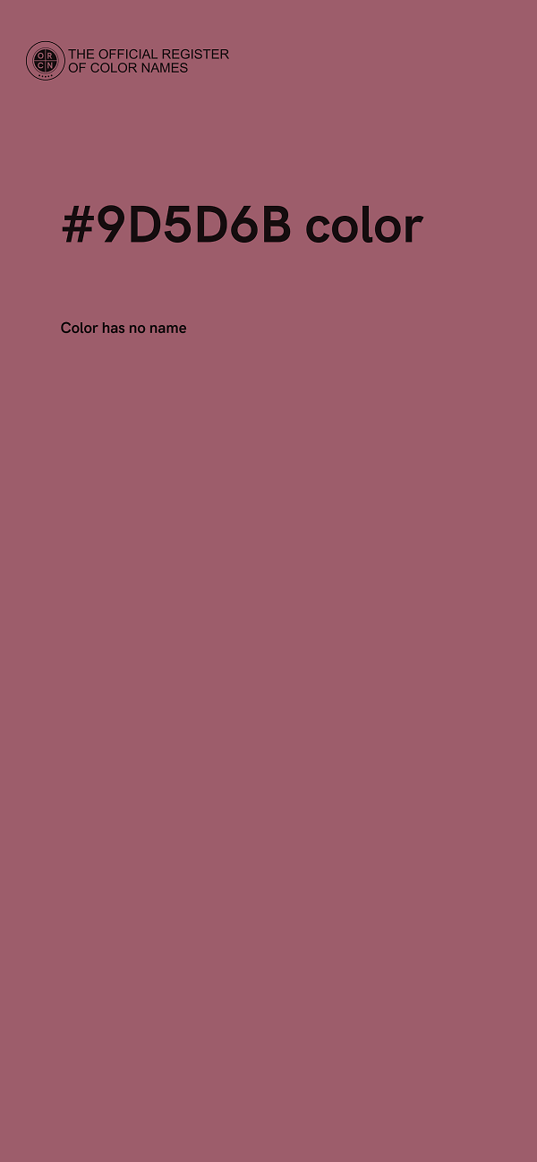 #9D5D6B color image