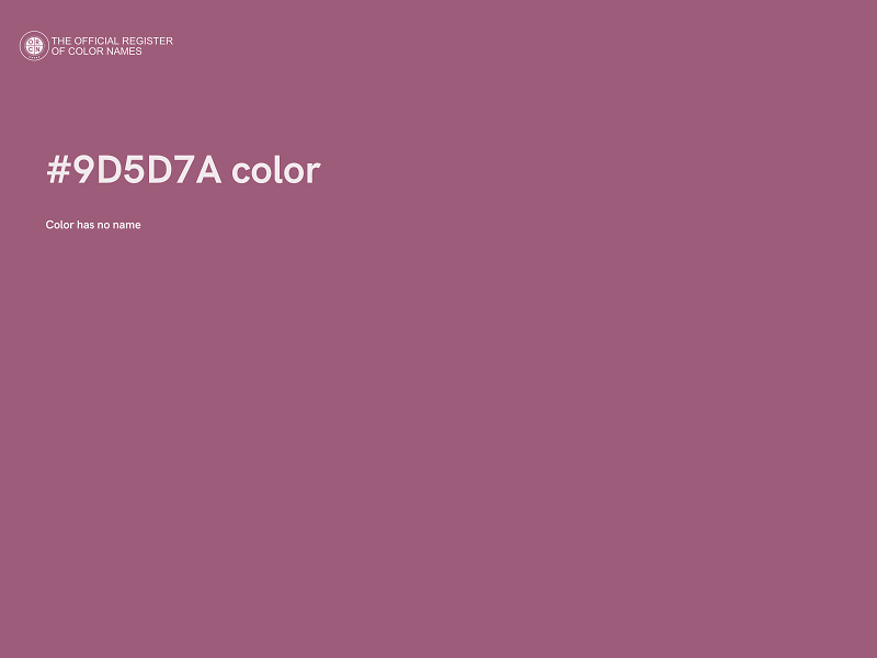 #9D5D7A color image