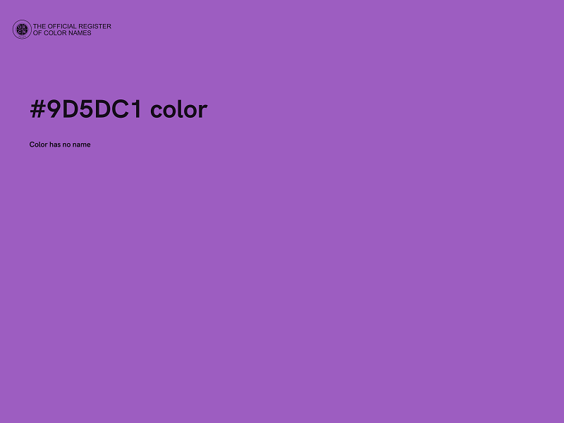 #9D5DC1 color image