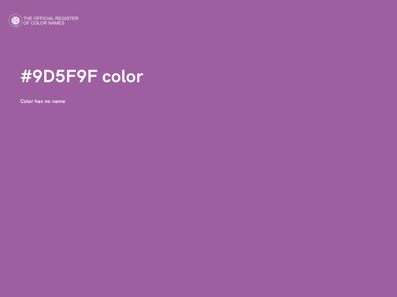 #9D5F9F color image