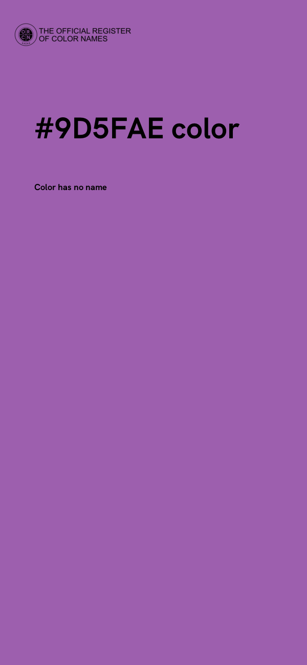 #9D5FAE color image