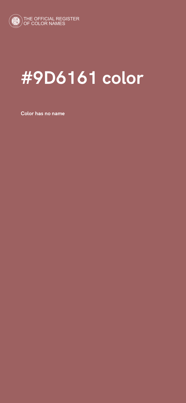 #9D6161 color image