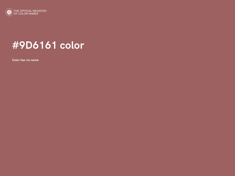 #9D6161 color image