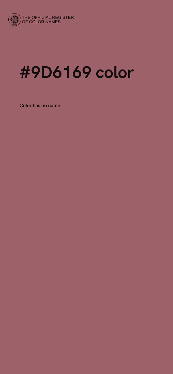 #9D6169 color image