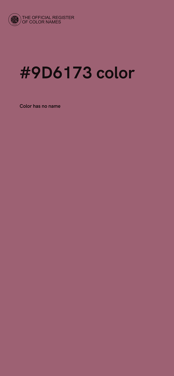 #9D6173 color image
