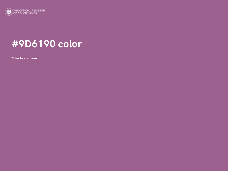 #9D6190 color image