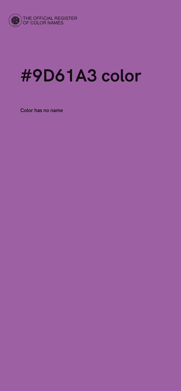 #9D61A3 color image