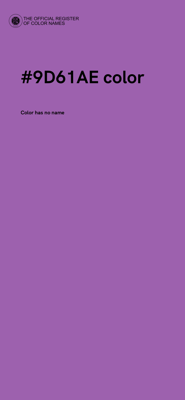 #9D61AE color image