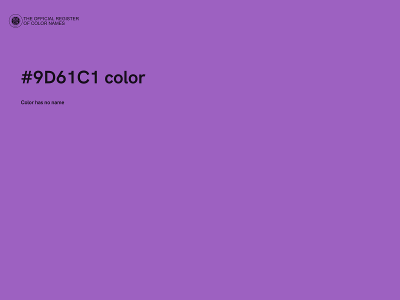 #9D61C1 color image