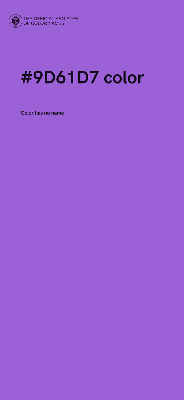 #9D61D7 color image