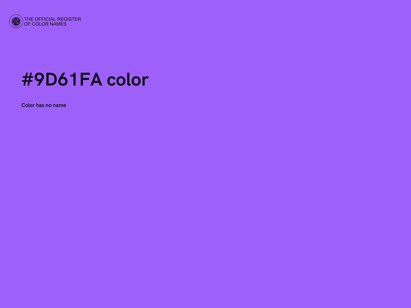 #9D61FA color image