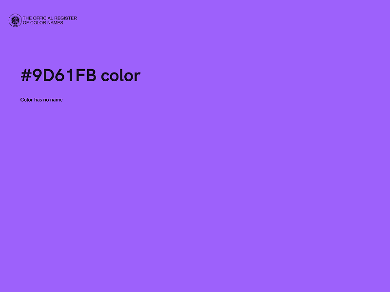 #9D61FB color image