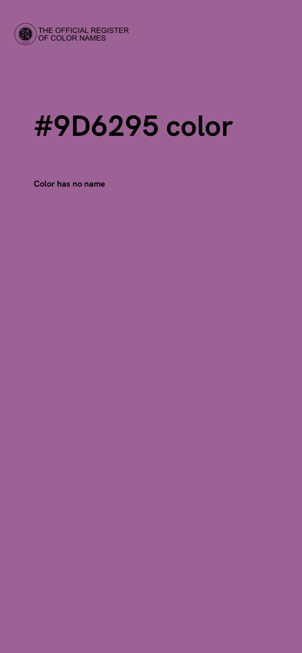 #9D6295 color image