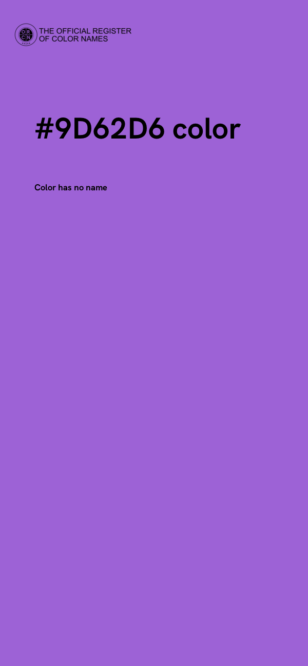 #9D62D6 color image