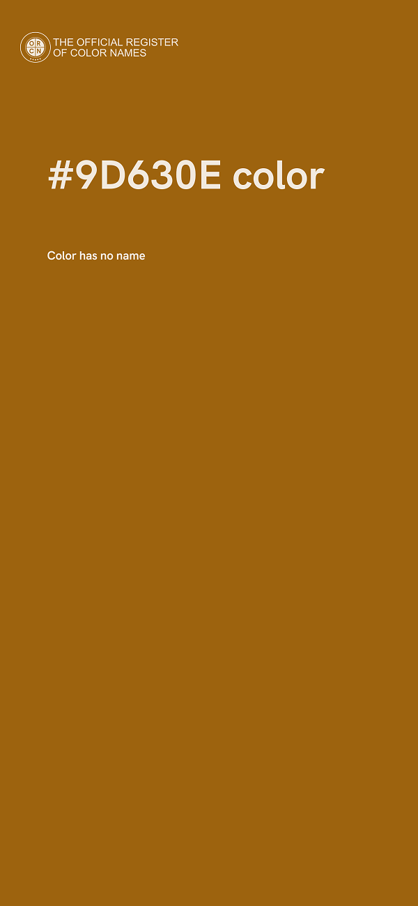 #9D630E color image