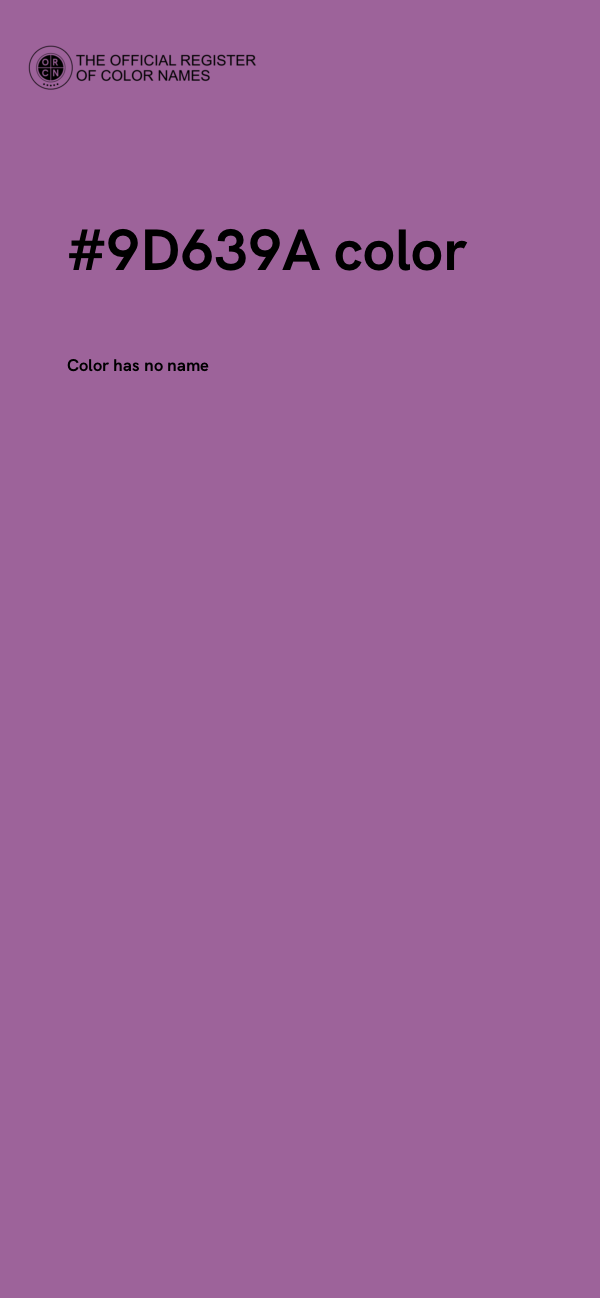 #9D639A color image