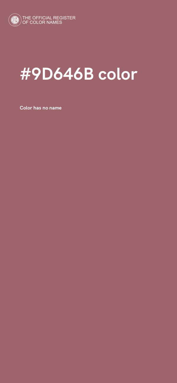 #9D646B color image