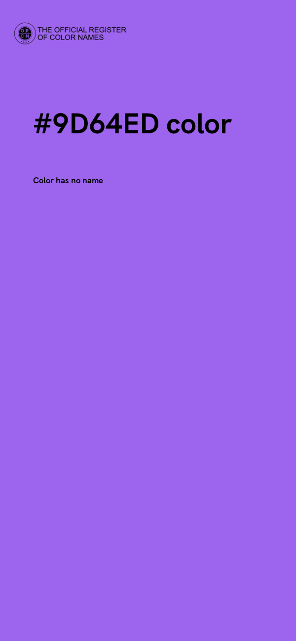 #9D64ED color image