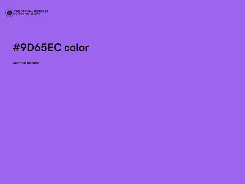 #9D65EC color image