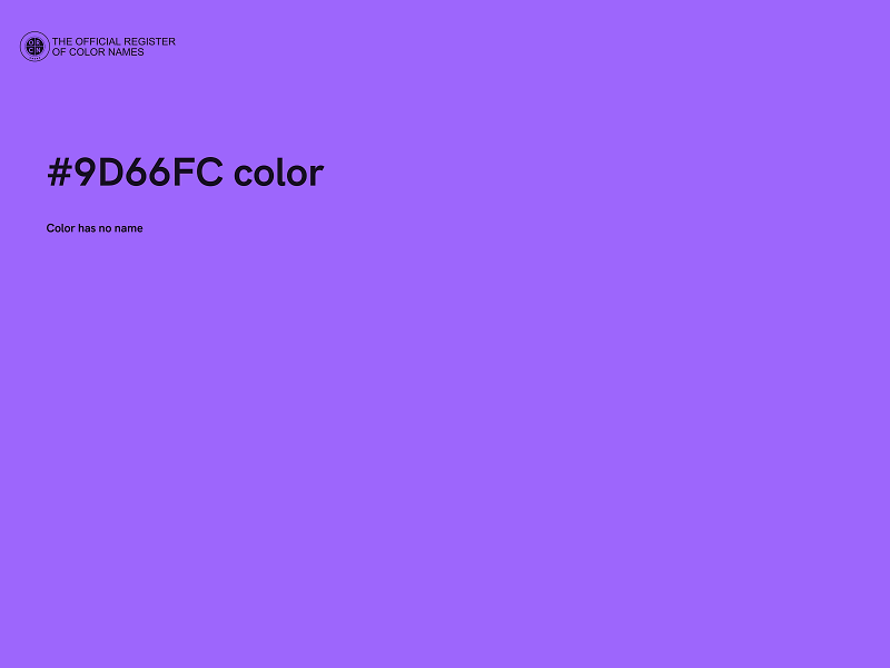 #9D66FC color image