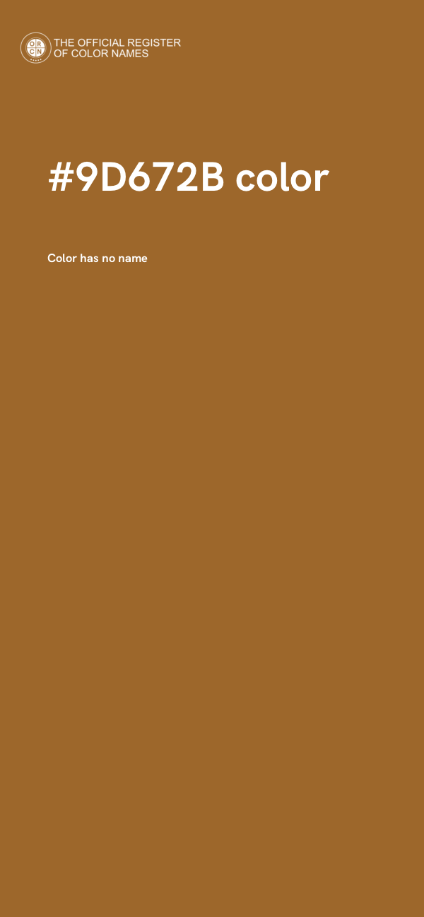 #9D672B color image