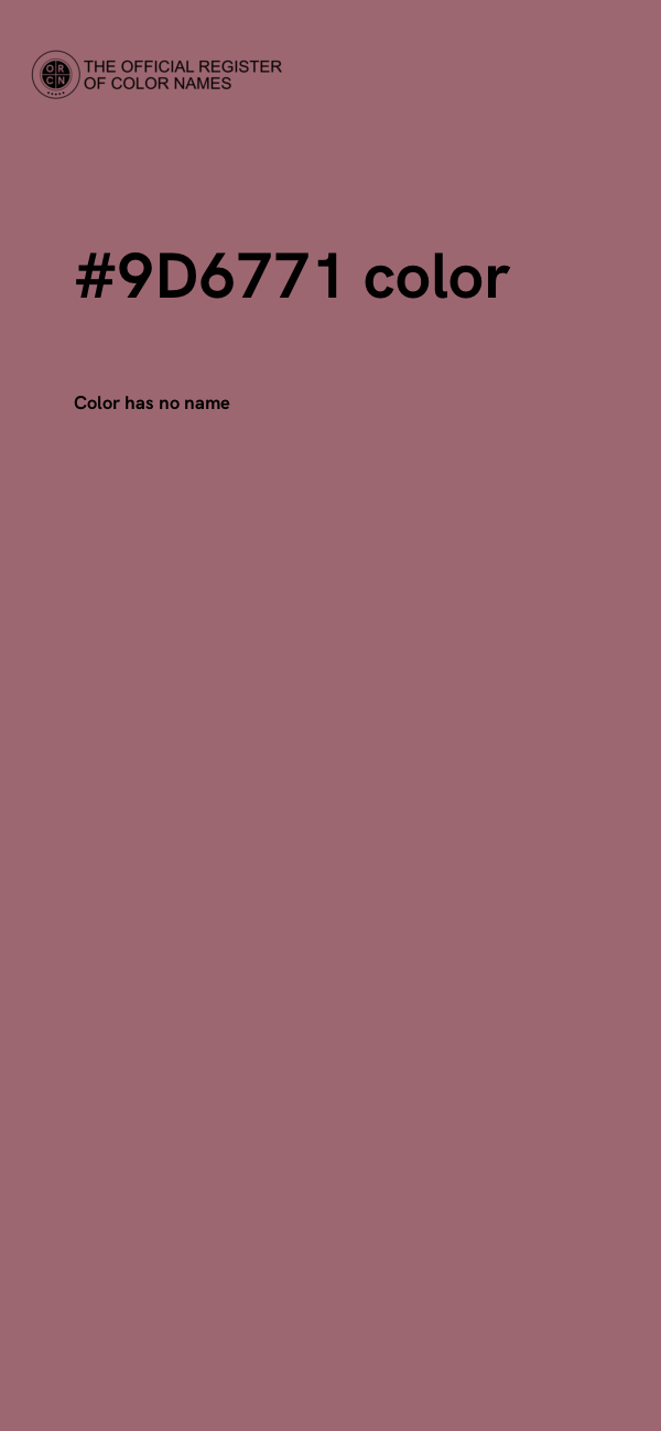 #9D6771 color image