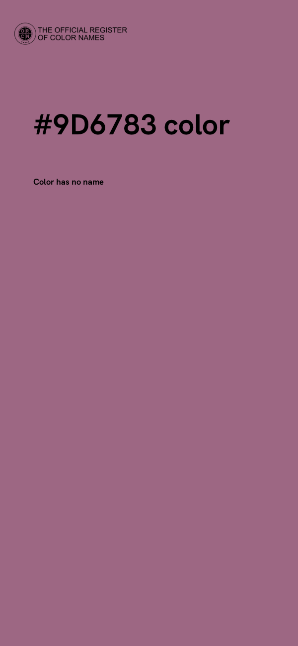 #9D6783 color image