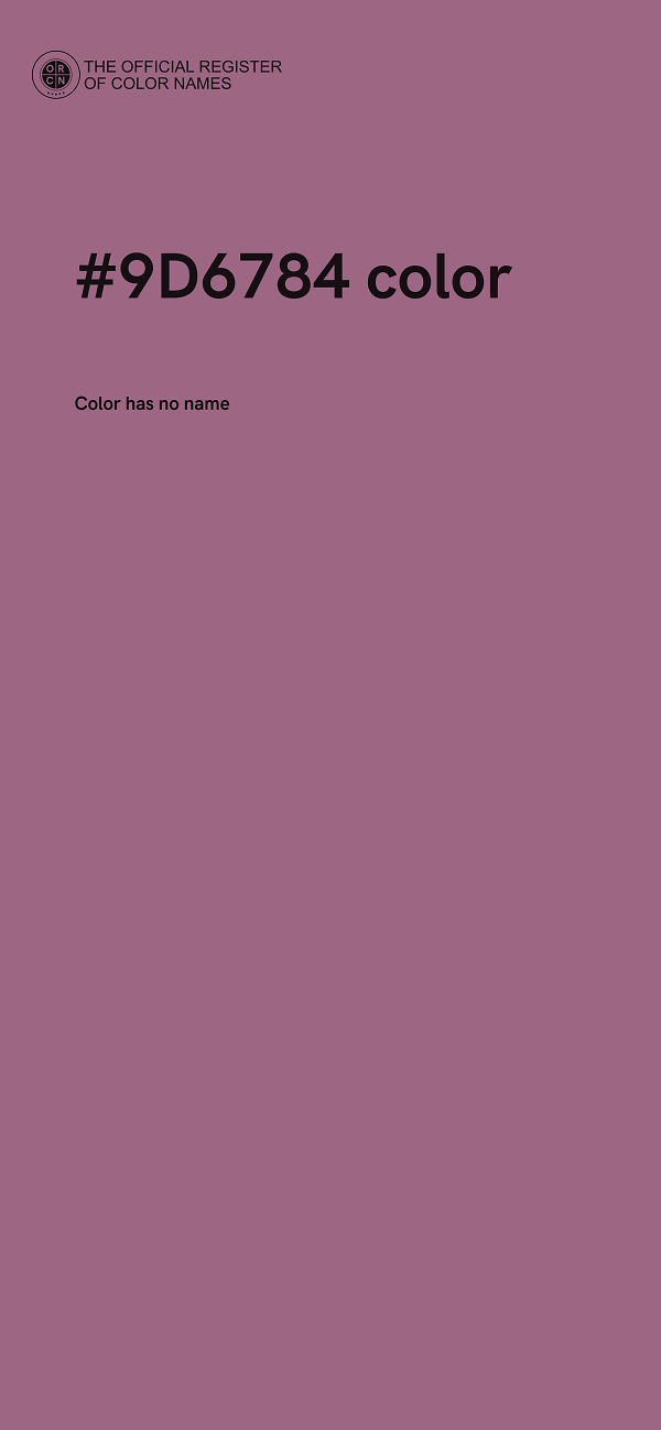 #9D6784 color image