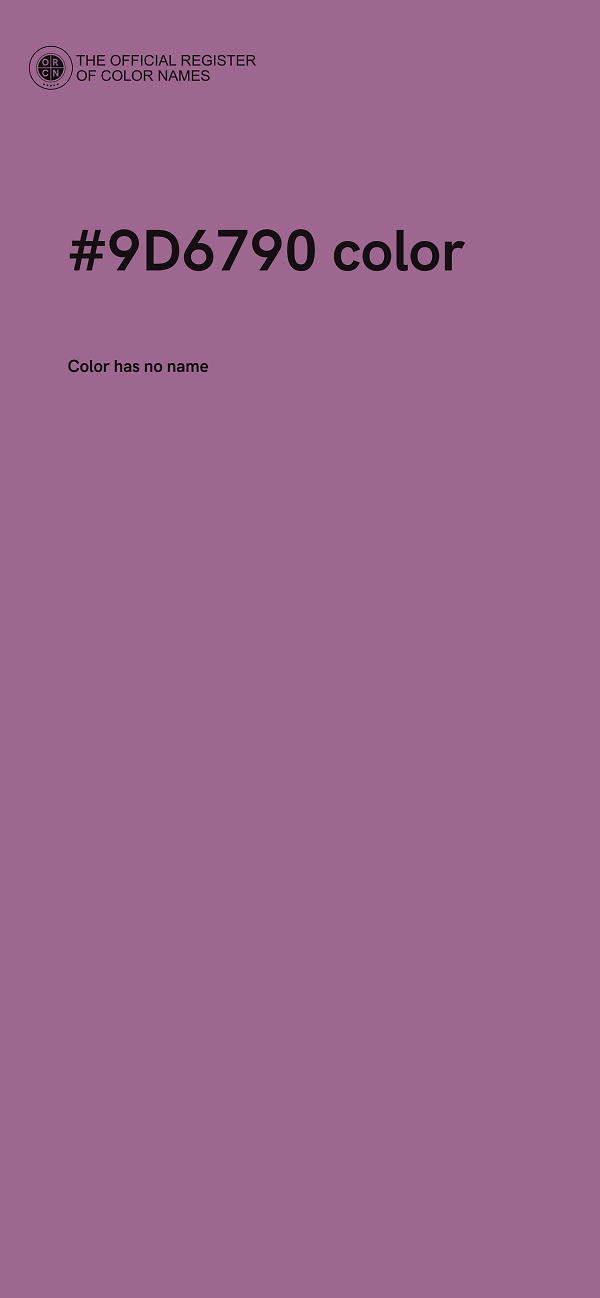 #9D6790 color image