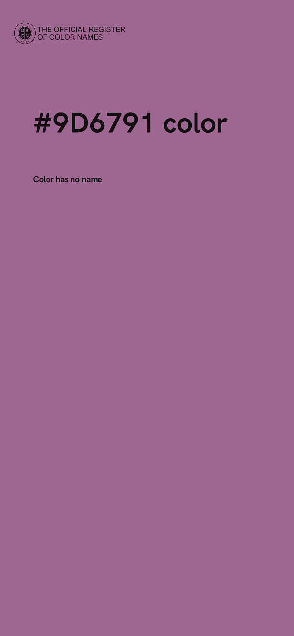 #9D6791 color image