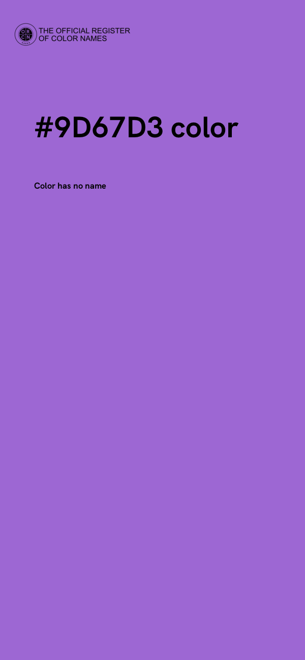 #9D67D3 color image