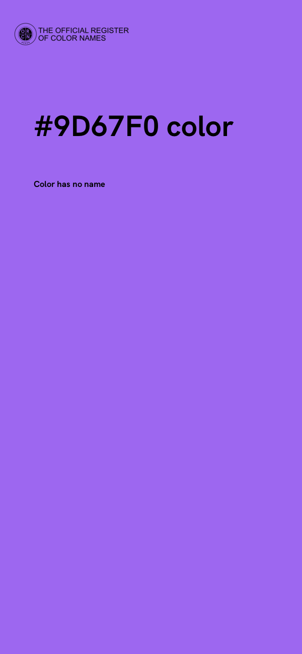 #9D67F0 color image