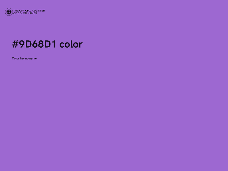 #9D68D1 color image