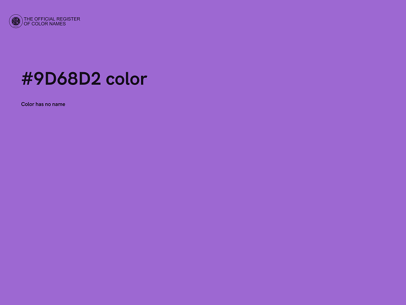 #9D68D2 color image