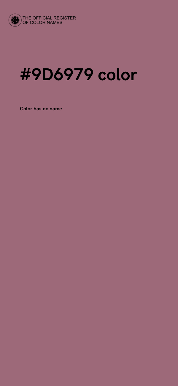 #9D6979 color image
