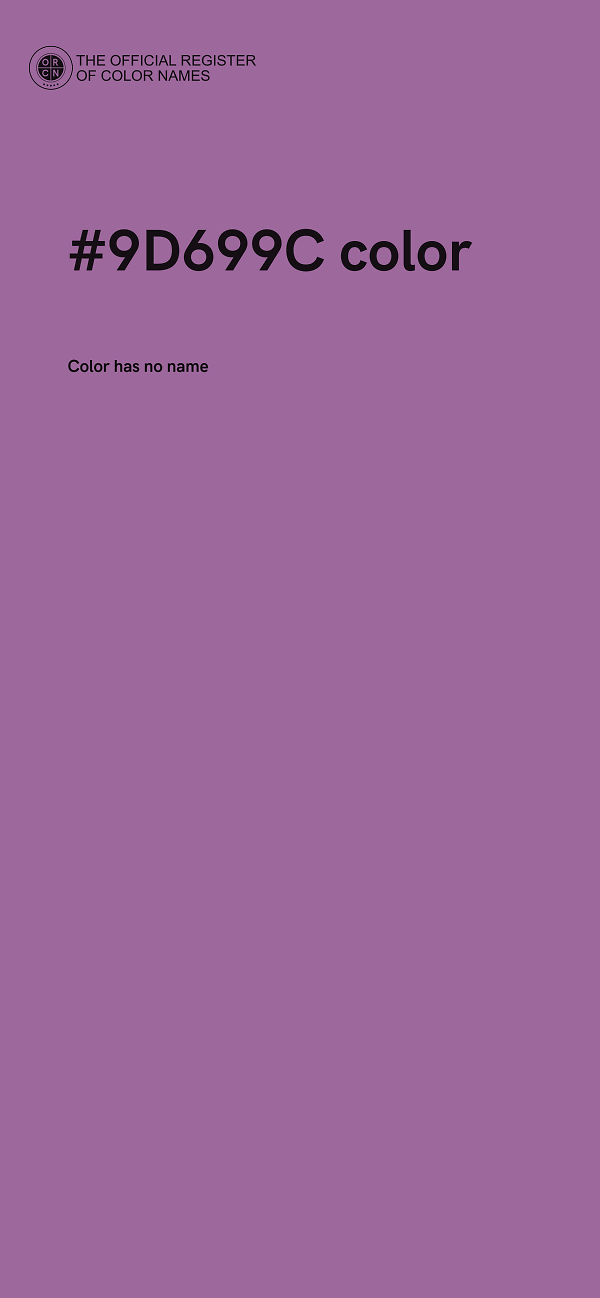 #9D699C color image