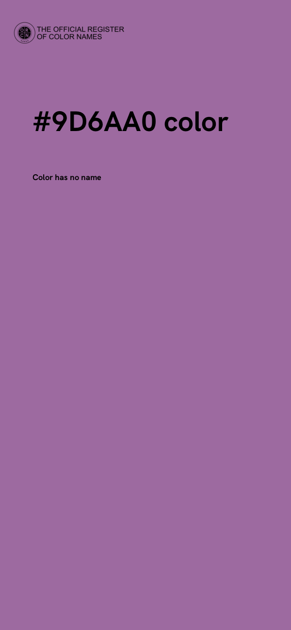 #9D6AA0 color image