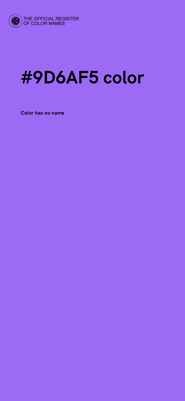 #9D6AF5 color image