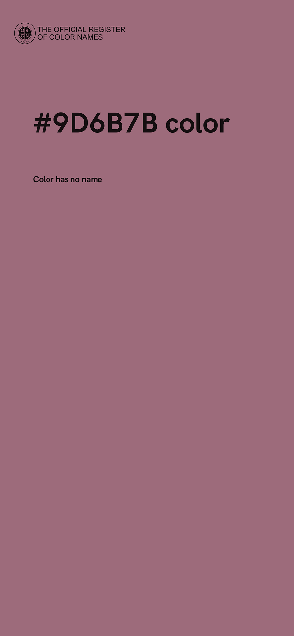 #9D6B7B color image