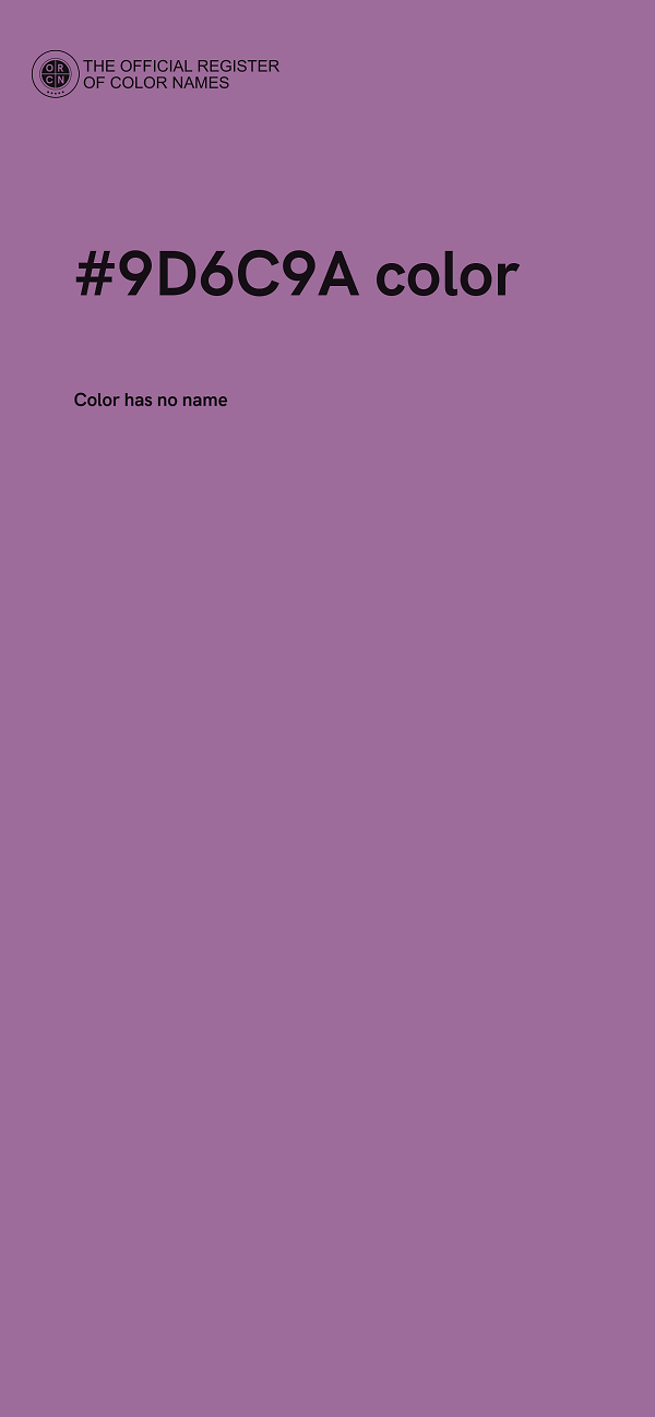 #9D6C9A color image