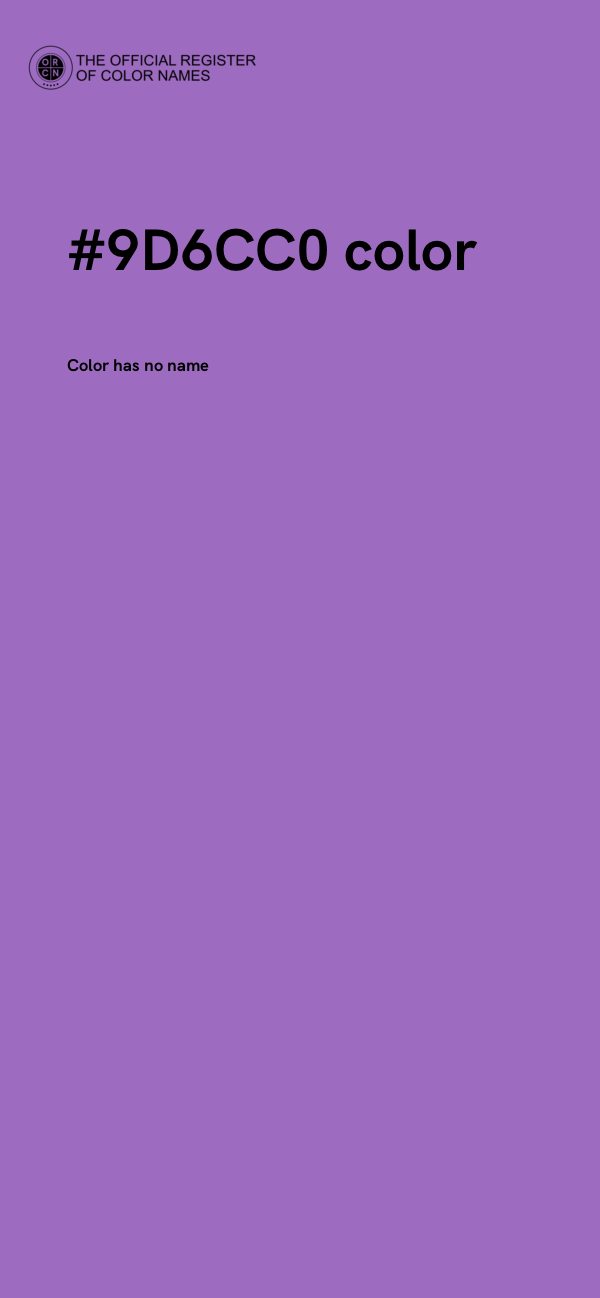 #9D6CC0 color image
